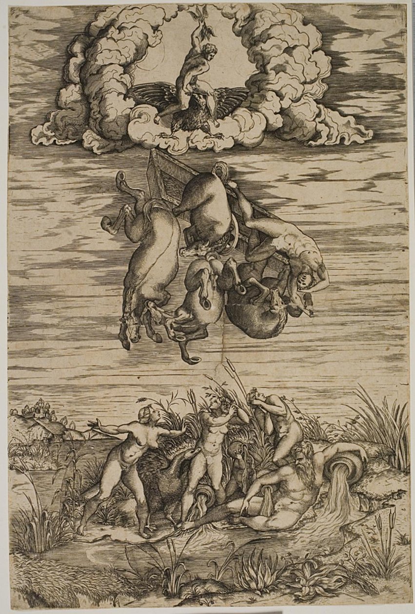 The Fall of Phaeton by Nicolas Beatrizet