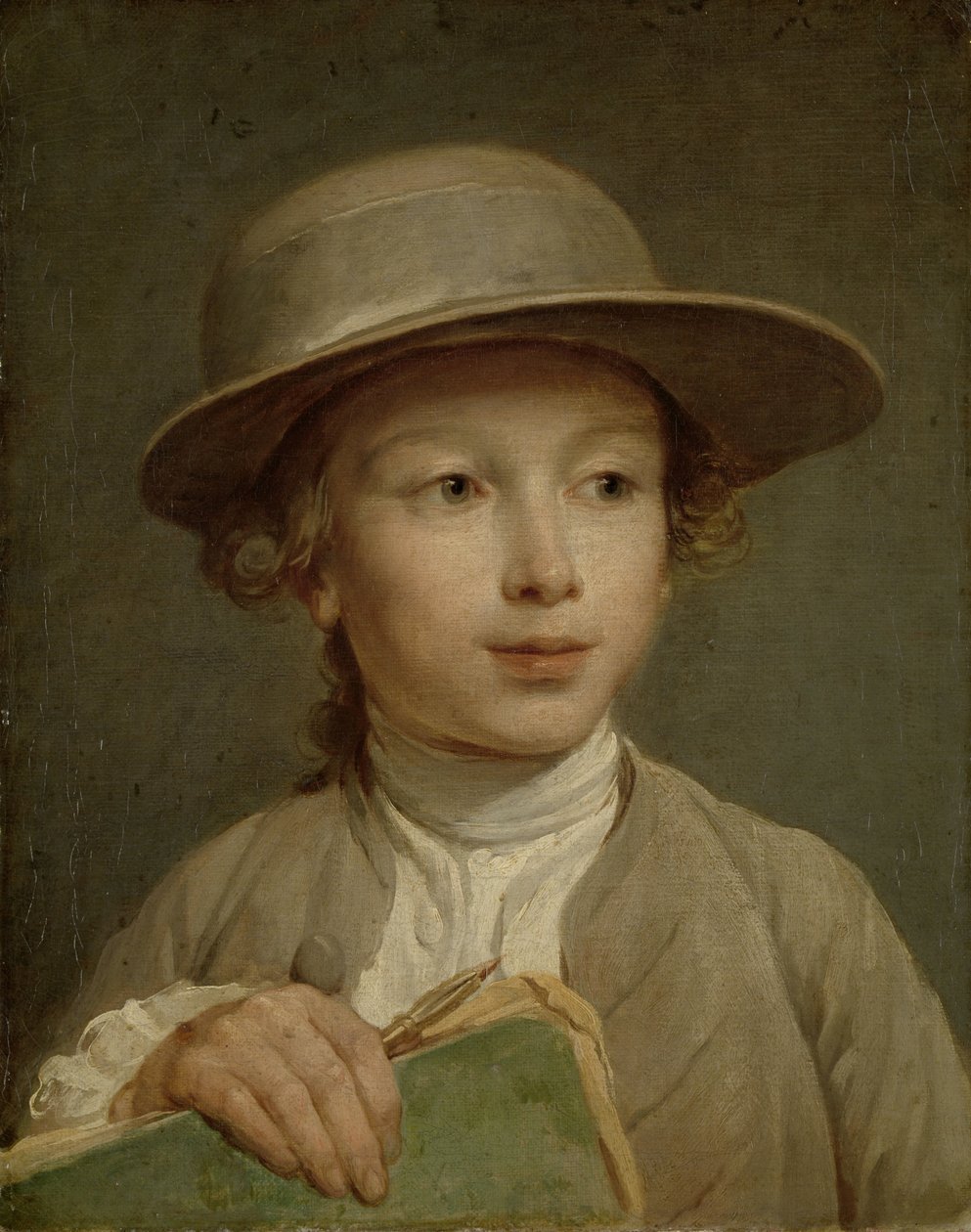Boy with a Drawing Book by Nicolas Bernard Lepicie