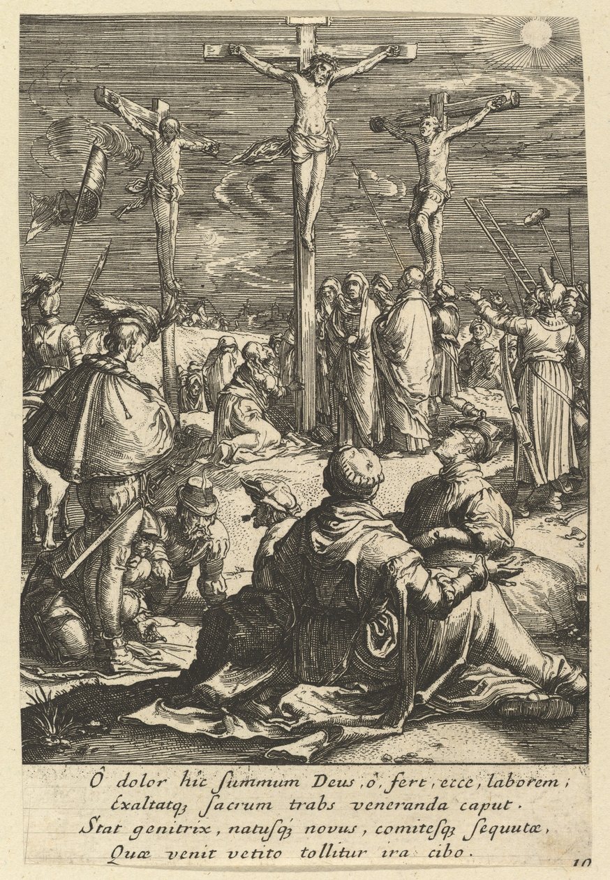 Christ on the Cross, from The Passion of Christ by Nicolas Cochin