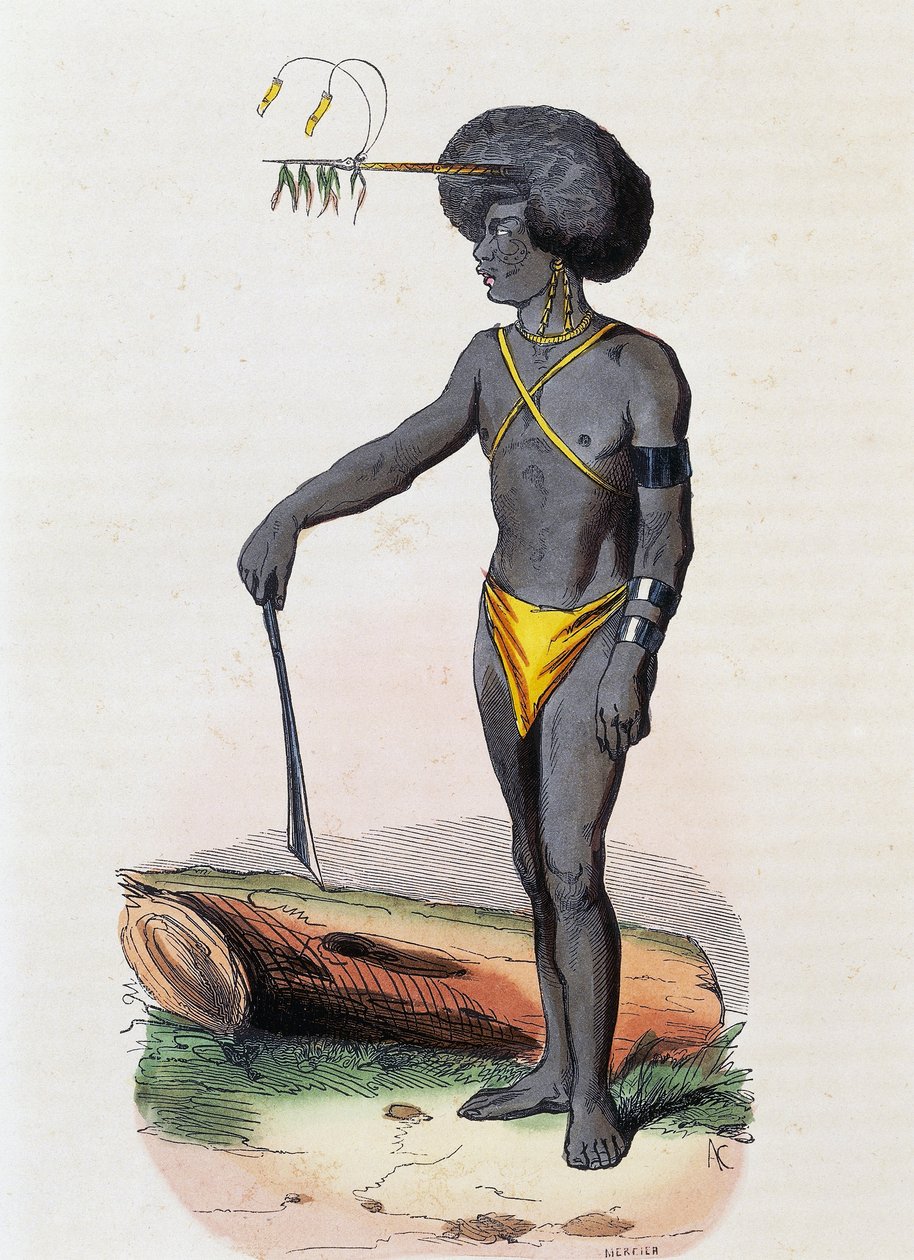 Papuans from Porto Dory (New Guinea) by Nicolas Dally