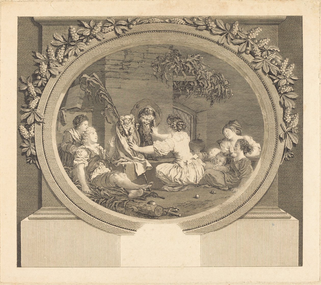 Education does everything by Nicolas Delaunay after Jean Honoré Fragonard