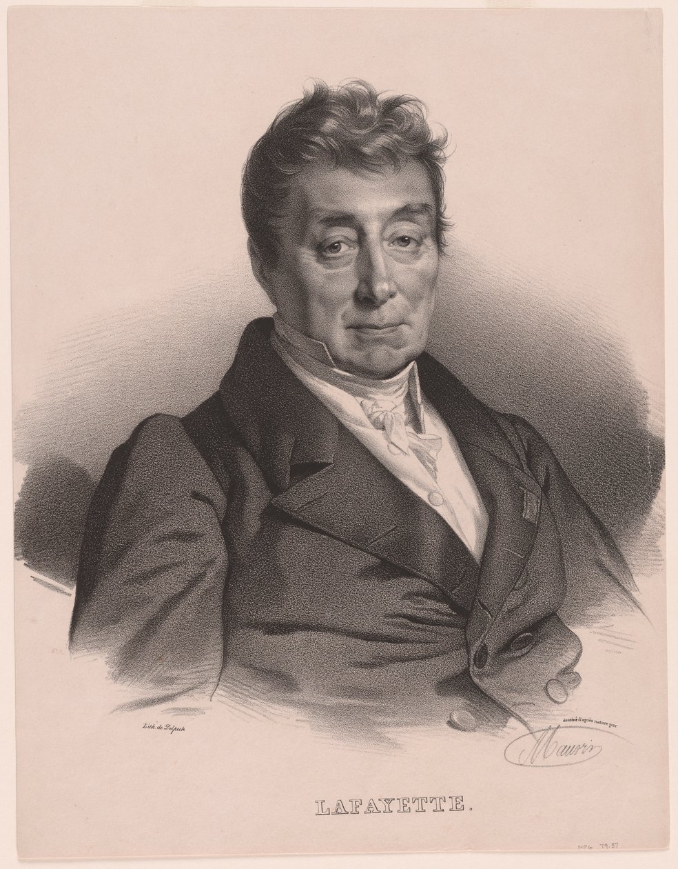 Marquis De Lafayette by Nicolas Eustache Maurin