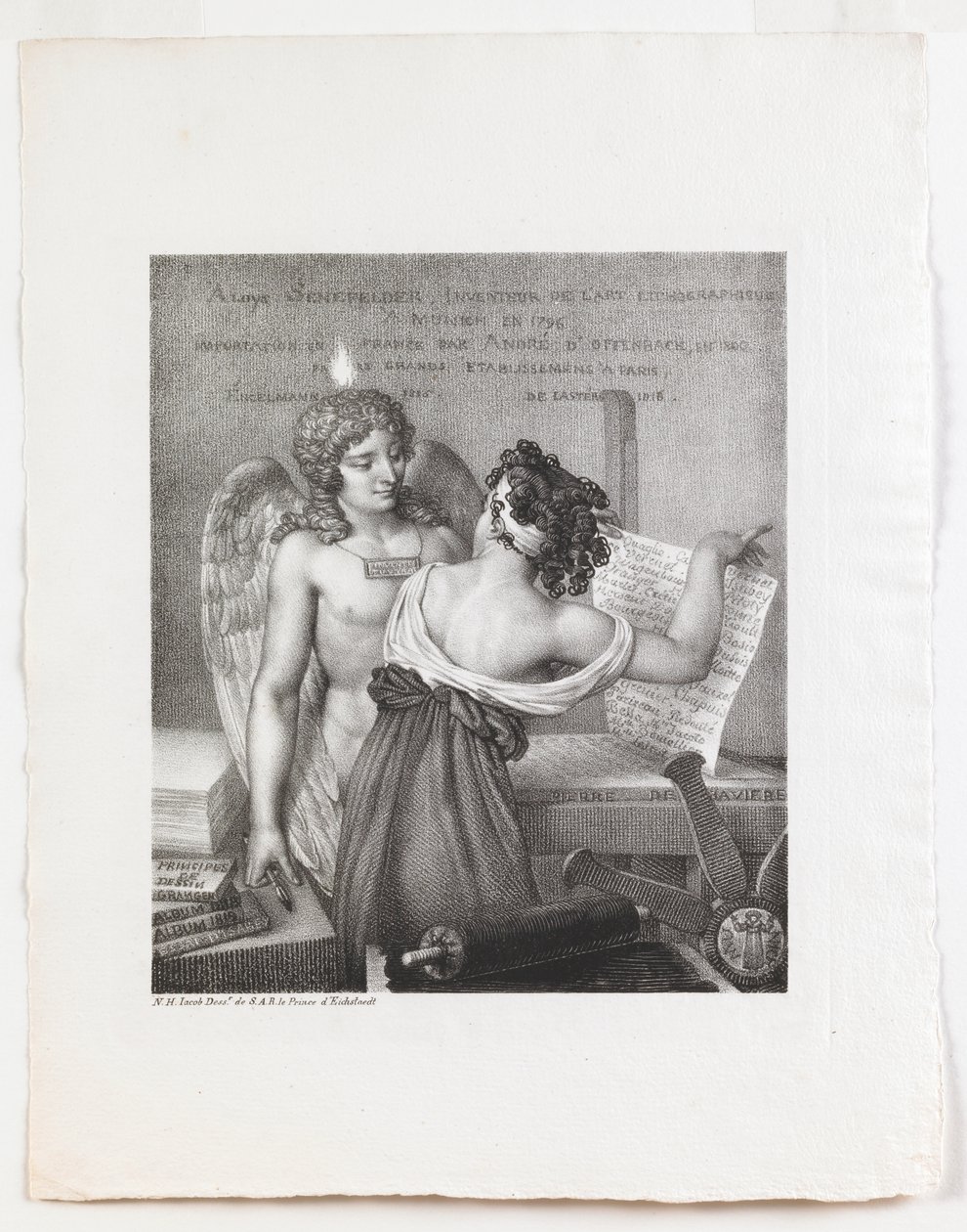 The Genius of Lithography by Nicolas Henri Jacob