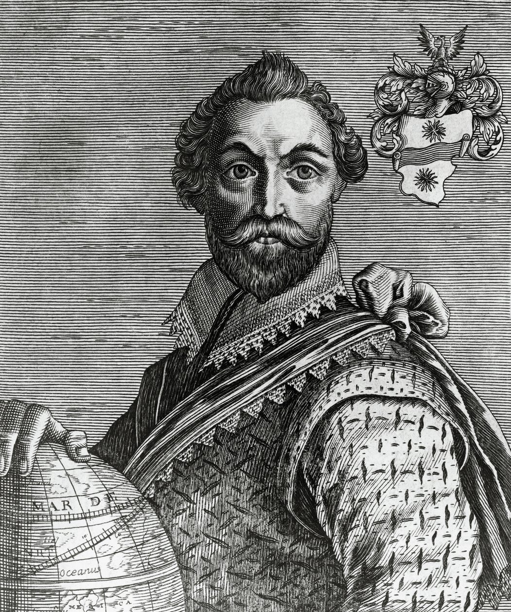Portrait of Francis Drake (1540-1596) by Nicolas II de Larmessin