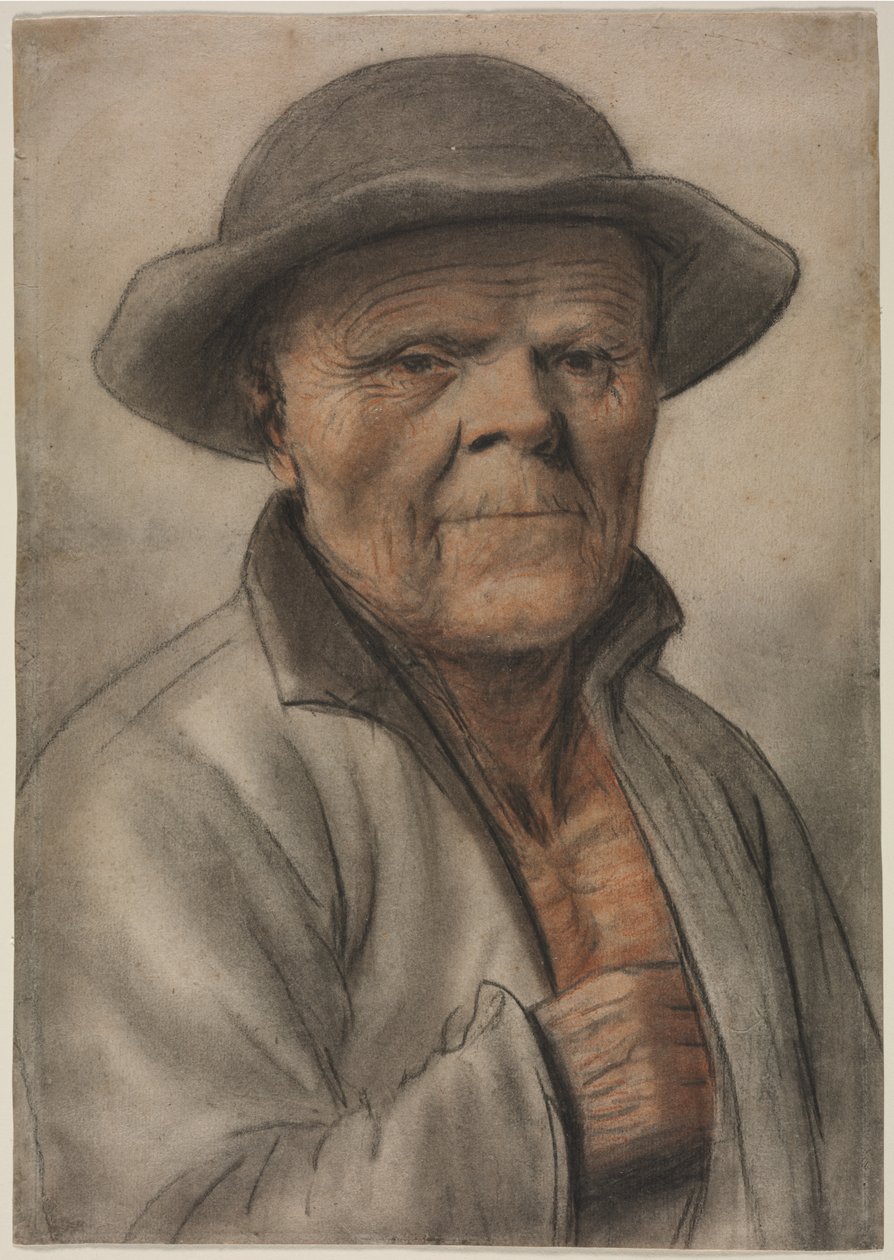 Portrait of an Old Man by Nicolas Lagneau