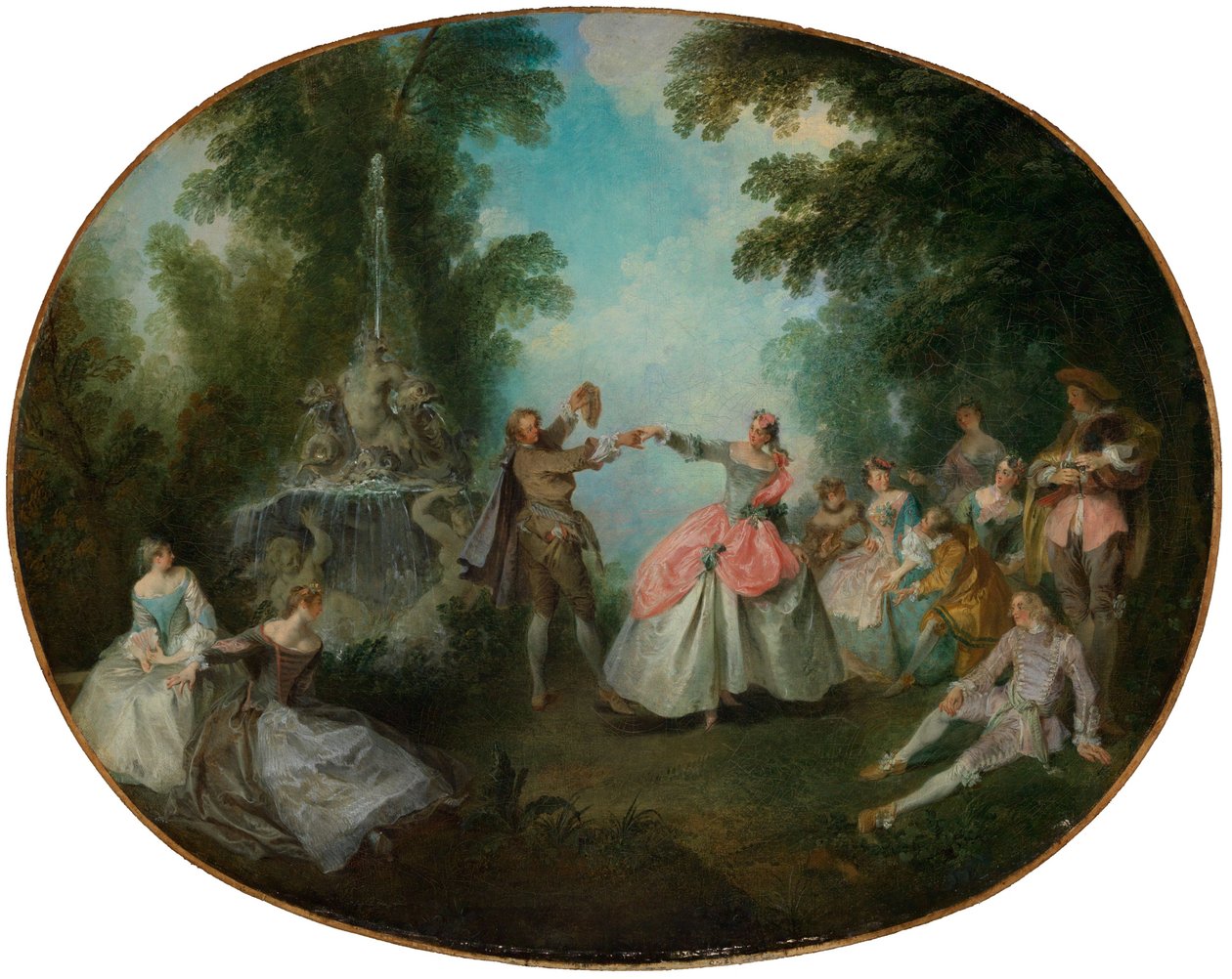 The Minuet by Nicolas Lancret