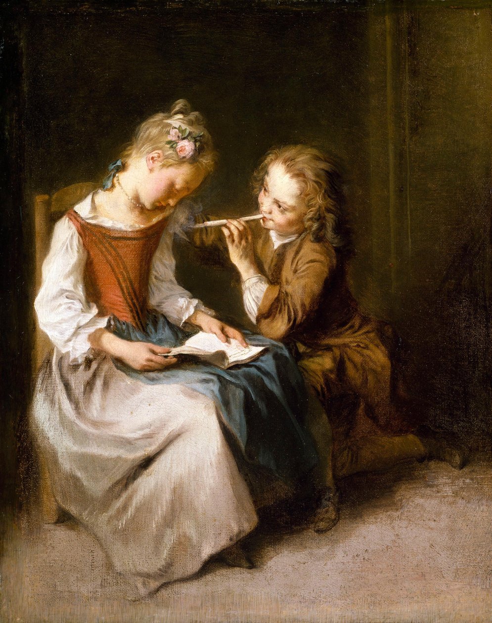 Mischief by Nicolas Lancret