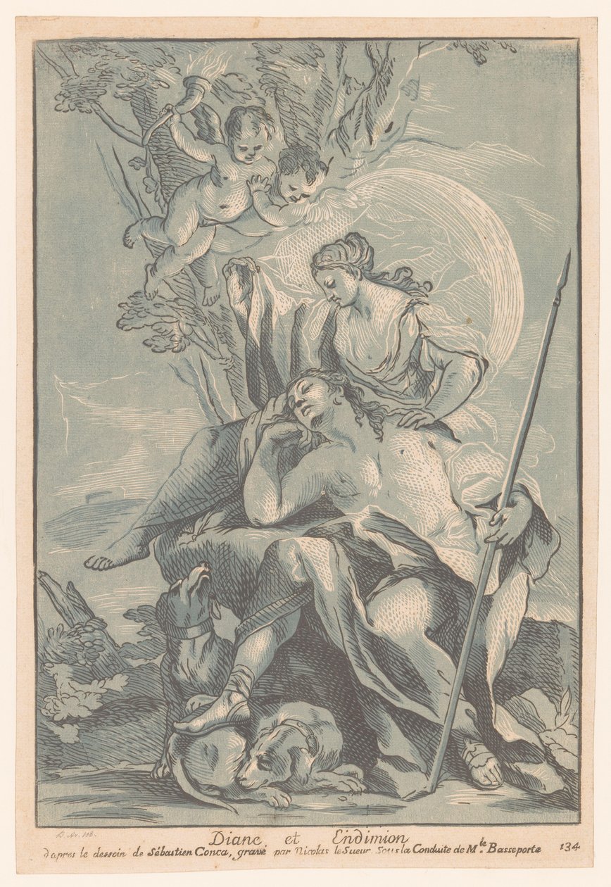 Diana and Endymion by Nicolas LeSueur