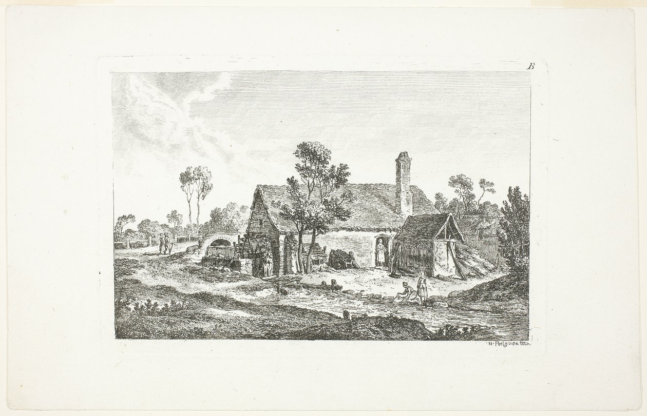 Landscape, from Deuxieme Cahier de Paysage by Nicolas Perignon