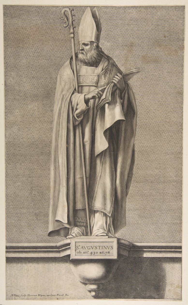 St. Augustine by Nicolas Pitau