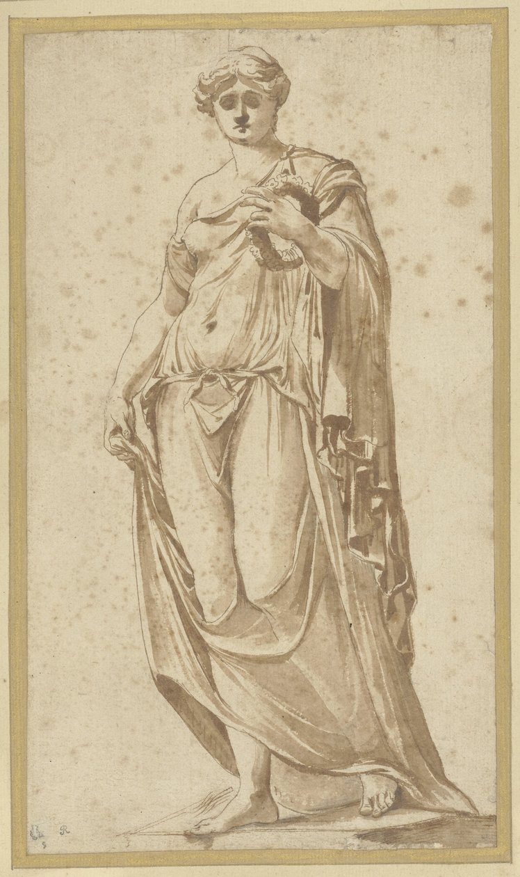 Flora Farnese, Seen from the Front by Nicolas Poussin (possibly)