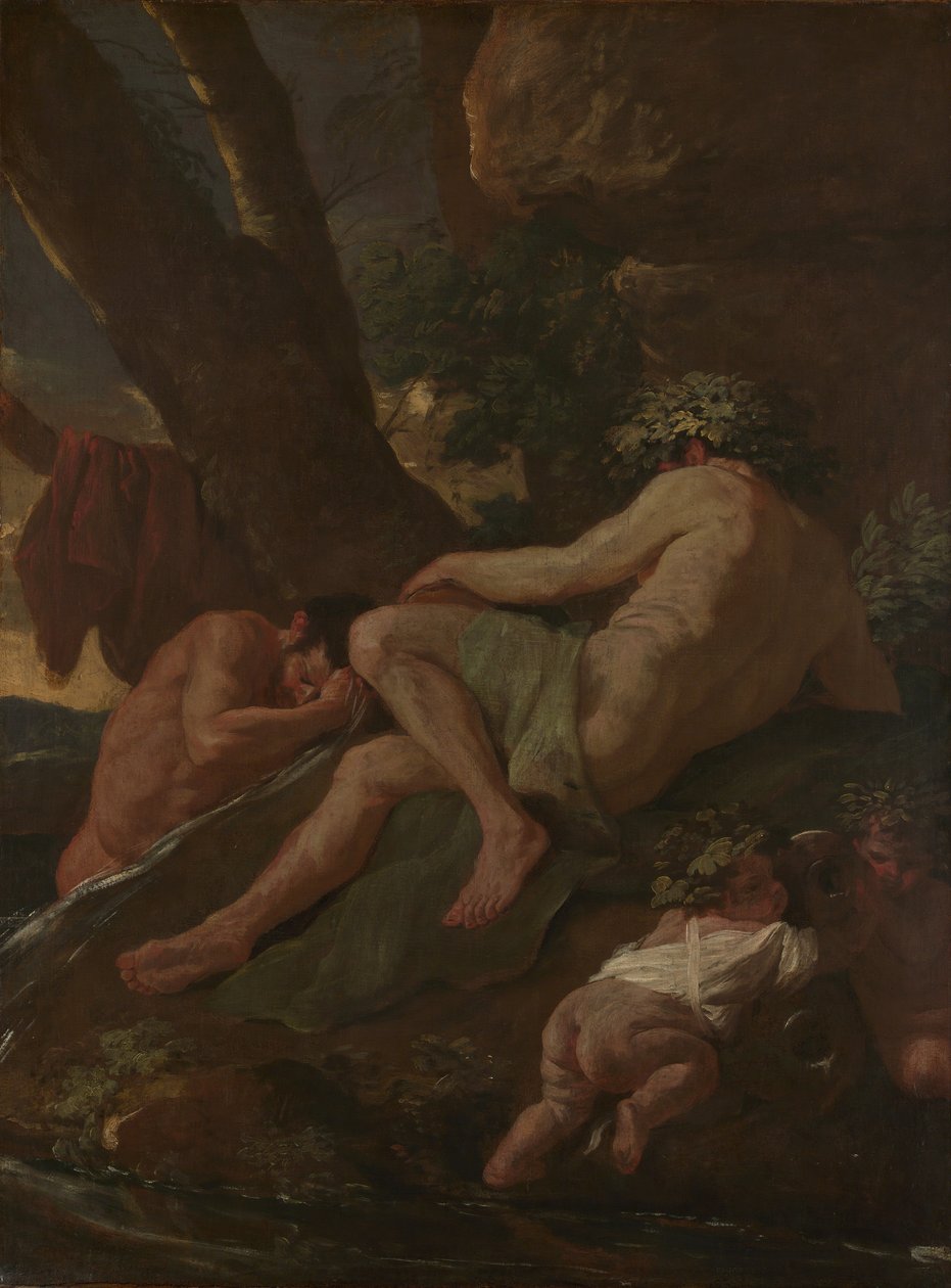 Midas Washing at the Source of the Pactolus by Nicolas Poussin