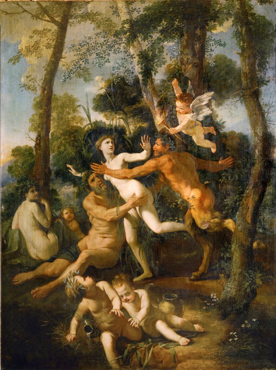 Pan and Syrinx: Syrinx by Nicolas Poussin