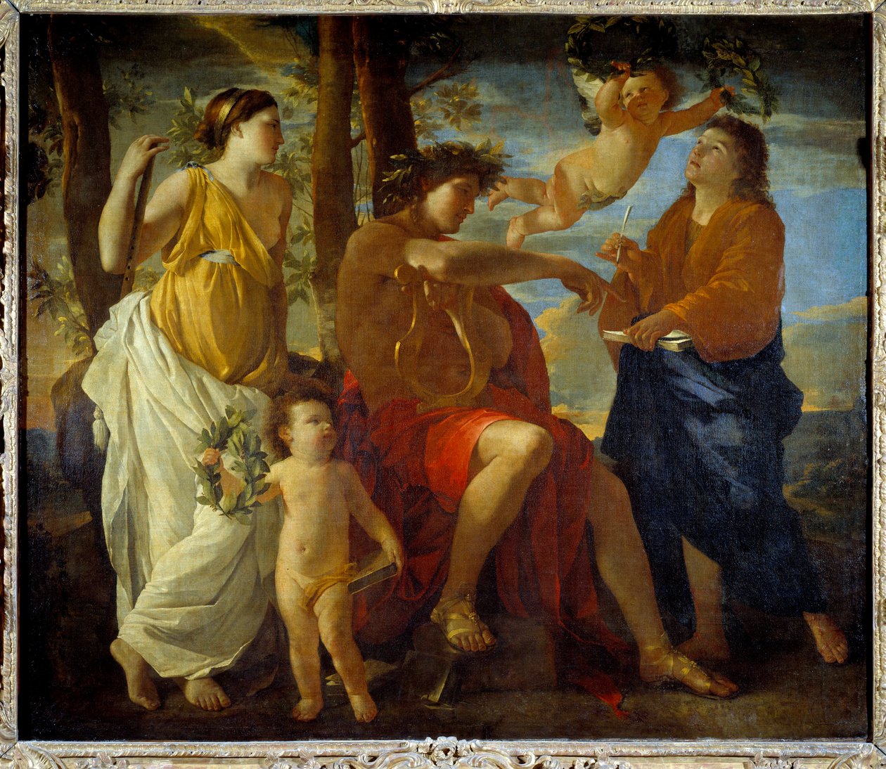 The Inspiration of the Poet by Nicolas Poussin