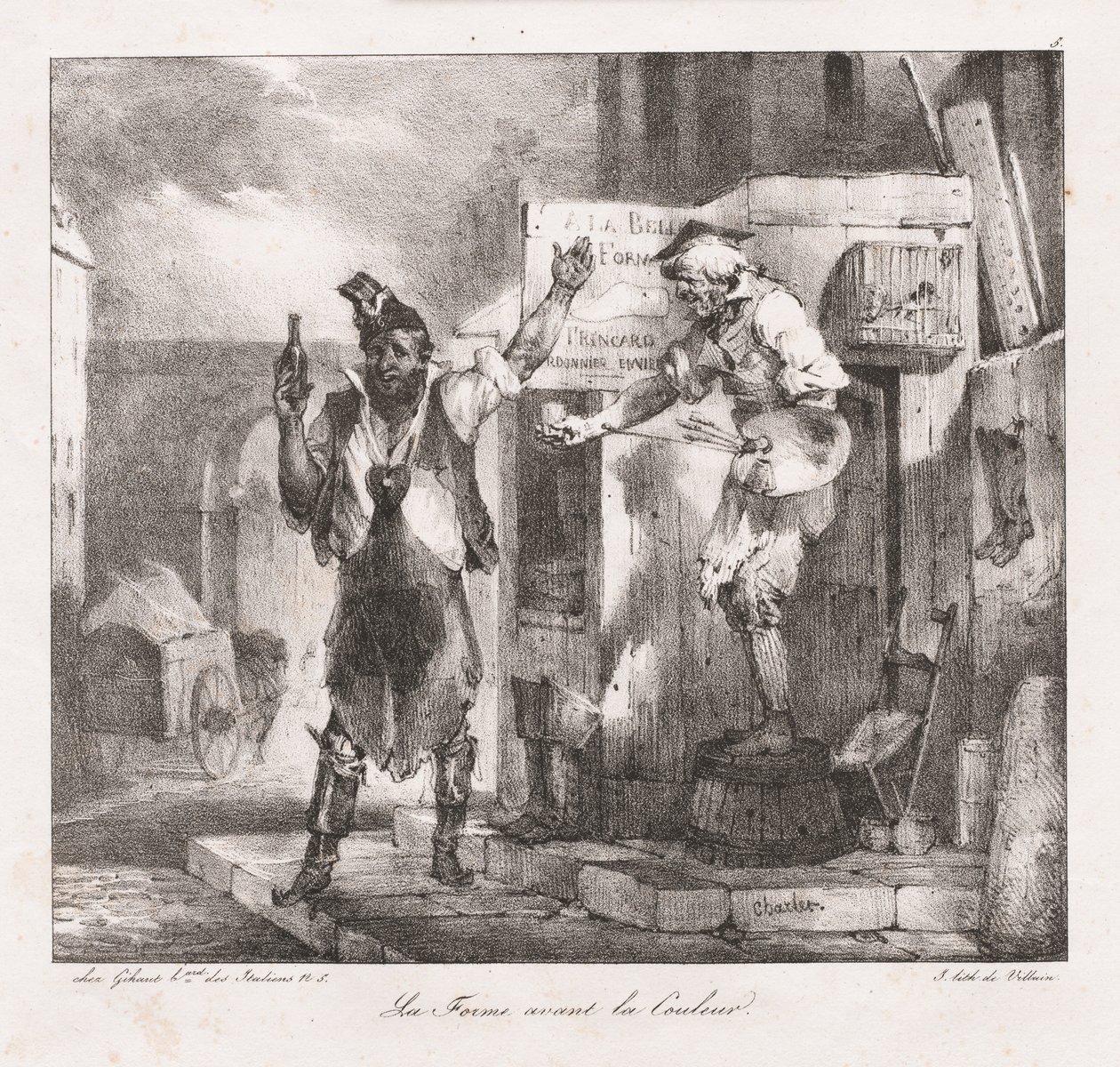Lithographic Sketches by Charlet: Form before Color by Nicolas Toussaint Charlet