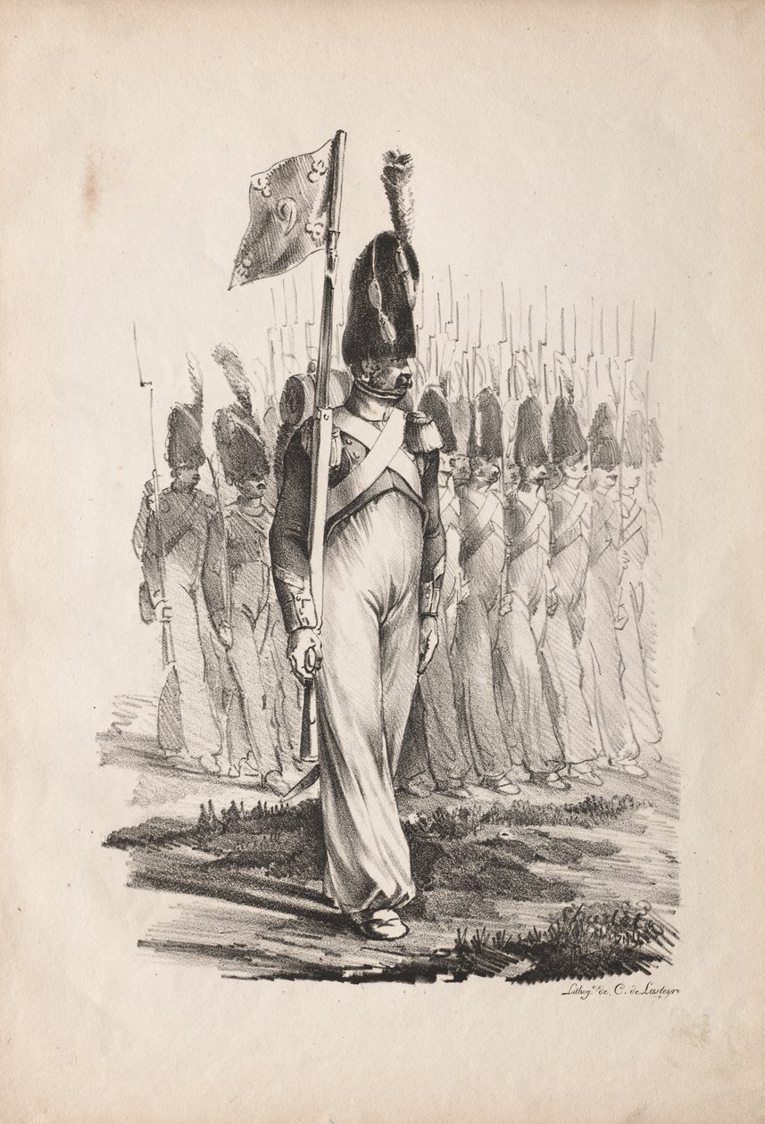 Military Costumes: Carabiners Sergeant, General Guide by Nicolas Toussaint Charlet