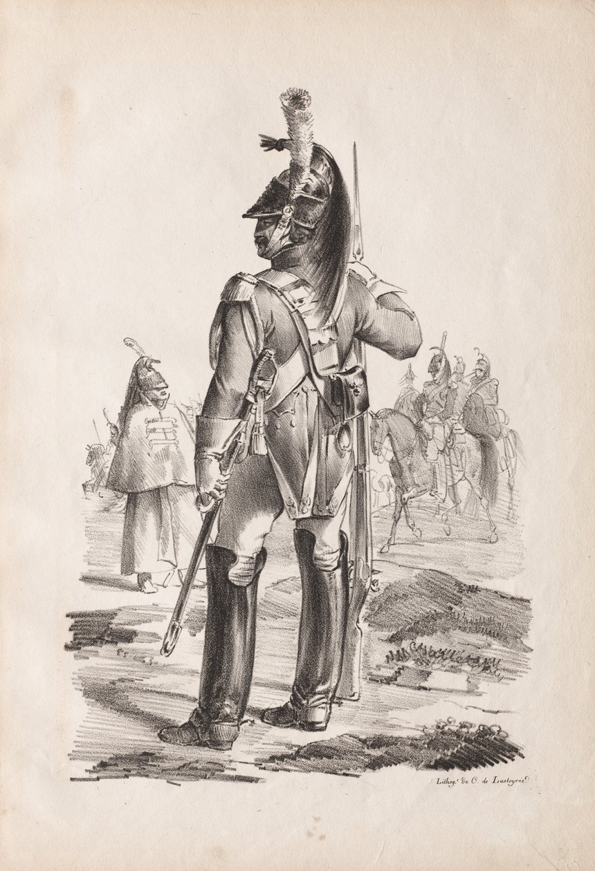 Military Costumes: Grenadier of the Royal Guard by Nicolas Toussaint Charlet