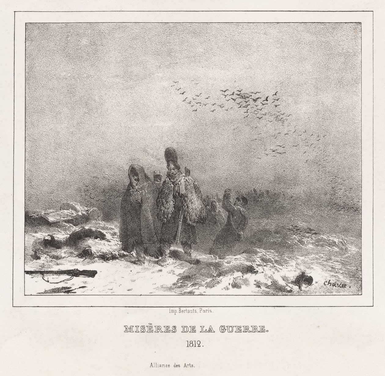 Moral and Philosophical Alphabet for the Use of Little and Big Children: Miseries of War 1812 by Nicolas Toussaint Charlet