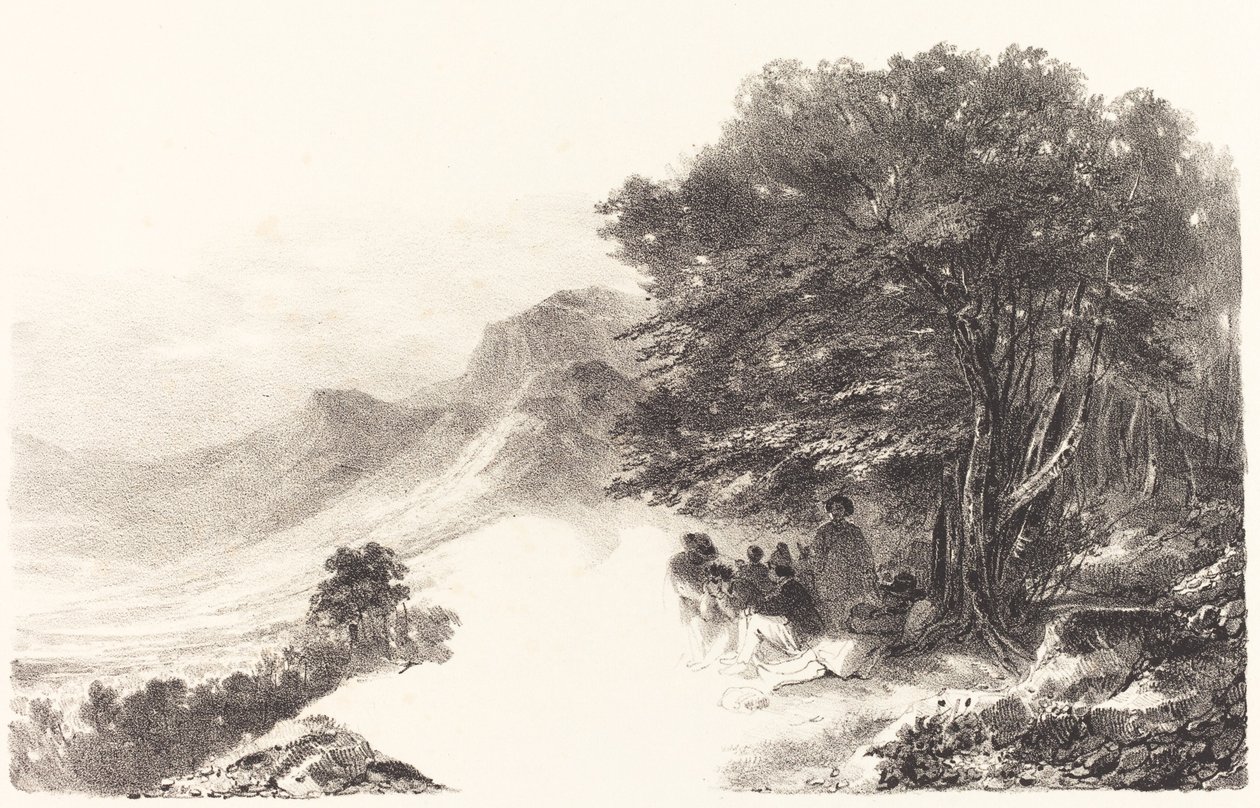 Peasants Resting in the Countryside by Nicolas Toussaint Charlet