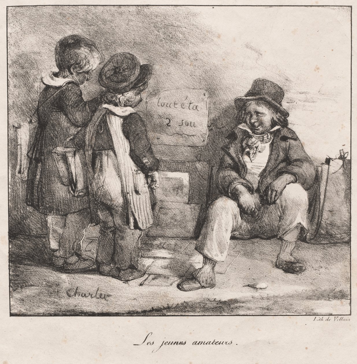 Sketch Book for the Use of Small Children: The Young Amateurs by Nicolas Toussaint Charlet