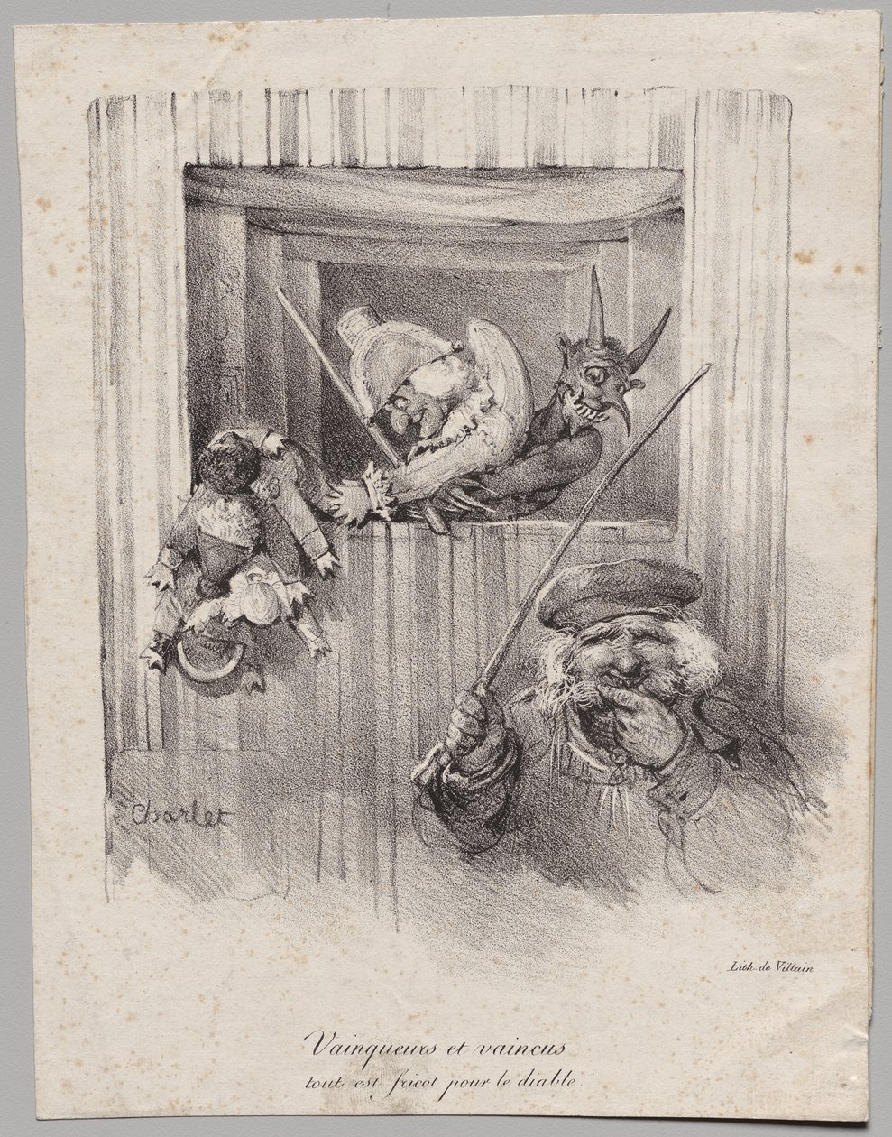 Winners and Losers, All Are Food for the Devil by Nicolas Toussaint Charlet
