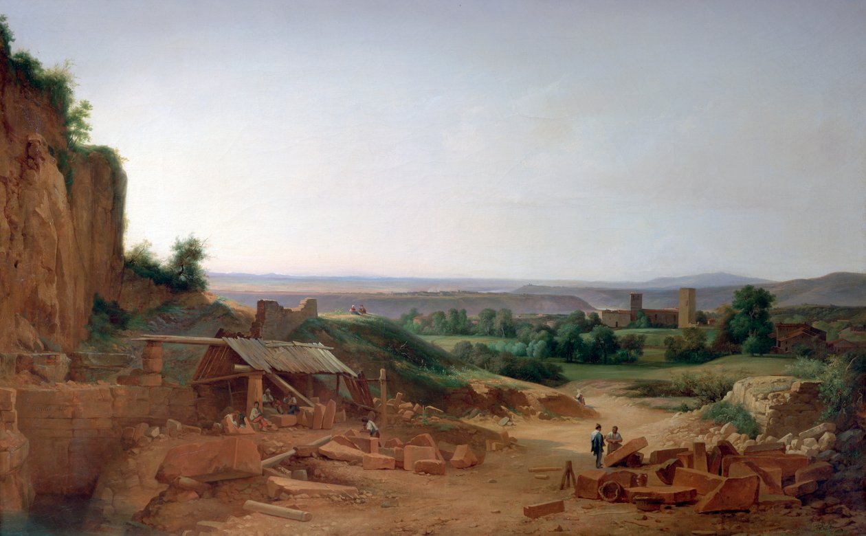 Quarry Around Lyon, 1805-1856 by Nicolas Victor Fonville
