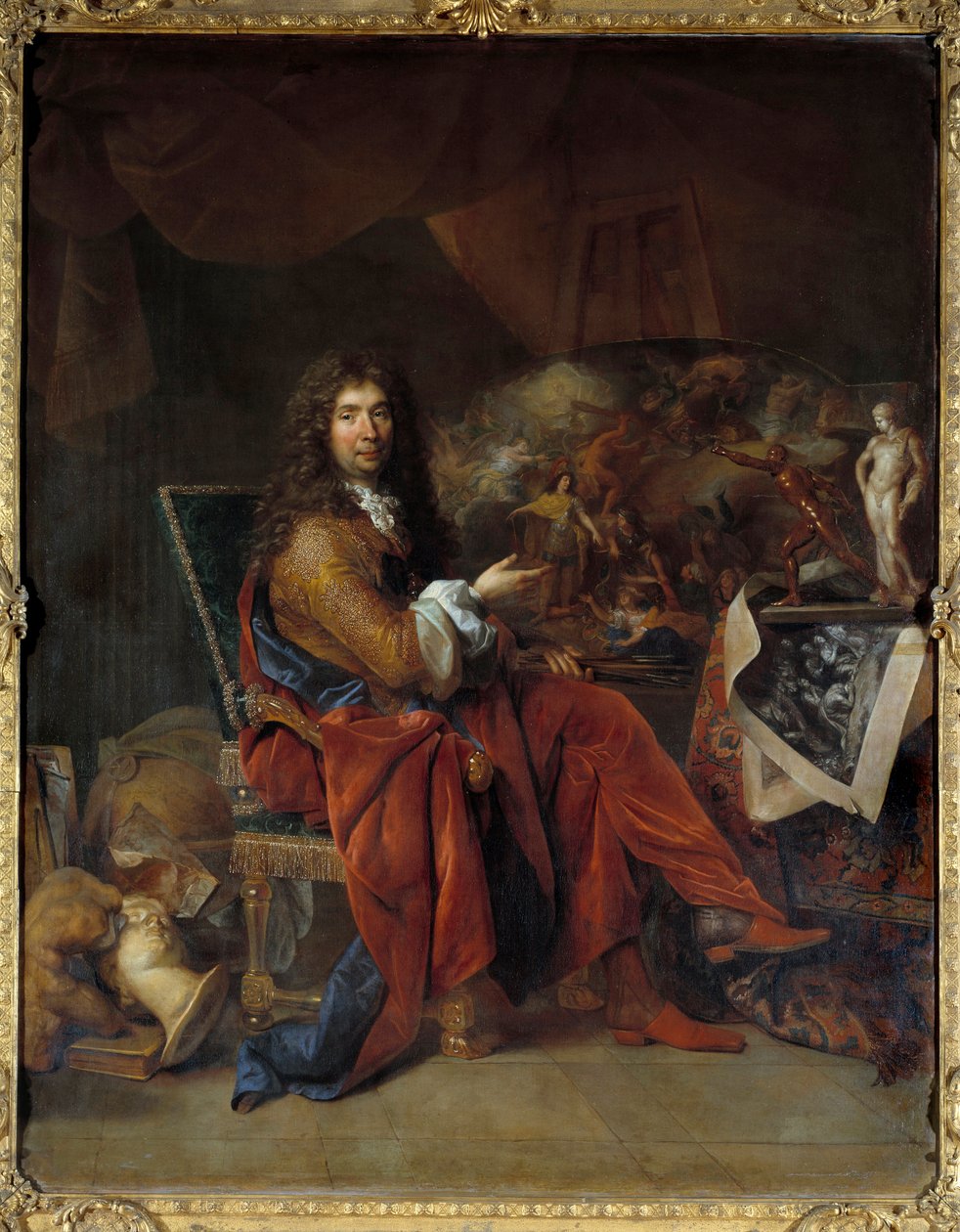 Portrait of Charles Lebrun by Nicolas de Largillière