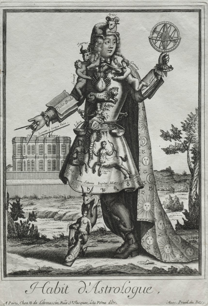 Fanciful Costumes: Costume of the Astrologer by Nicolas de Larmessin II