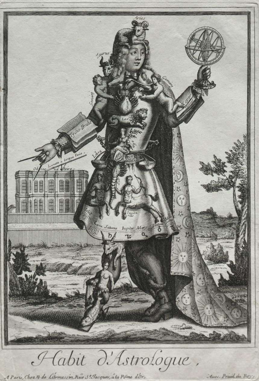 Fanciful Costumes: Costume of the Astrologer, c. 1690 by Nicolas de Larmessin II