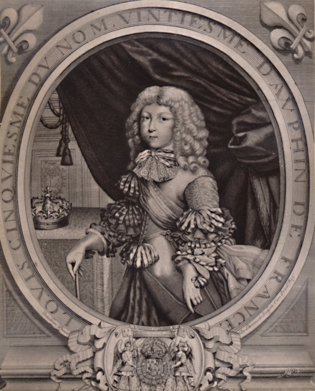 Louis of France, Grand Dauphin, as a Child by Nicolas de Larmessin II