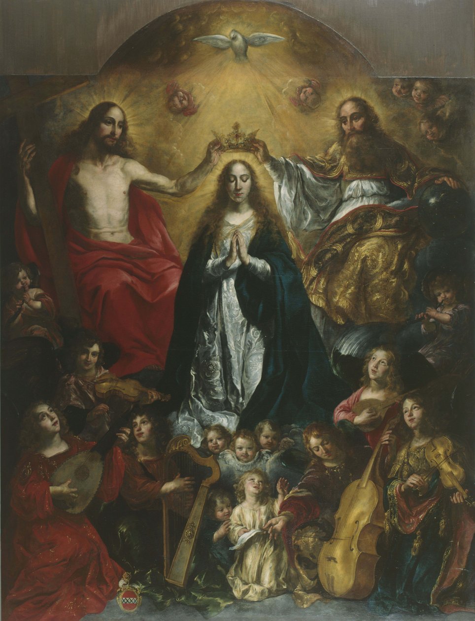 The Crowning of Maria by Nicolas de Liemaker