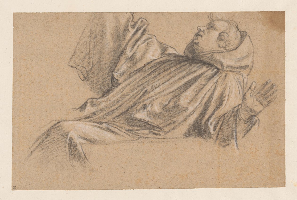 Study for the Monk Placidus Being Rescued from the Water by Nicolas de Plattemontagne