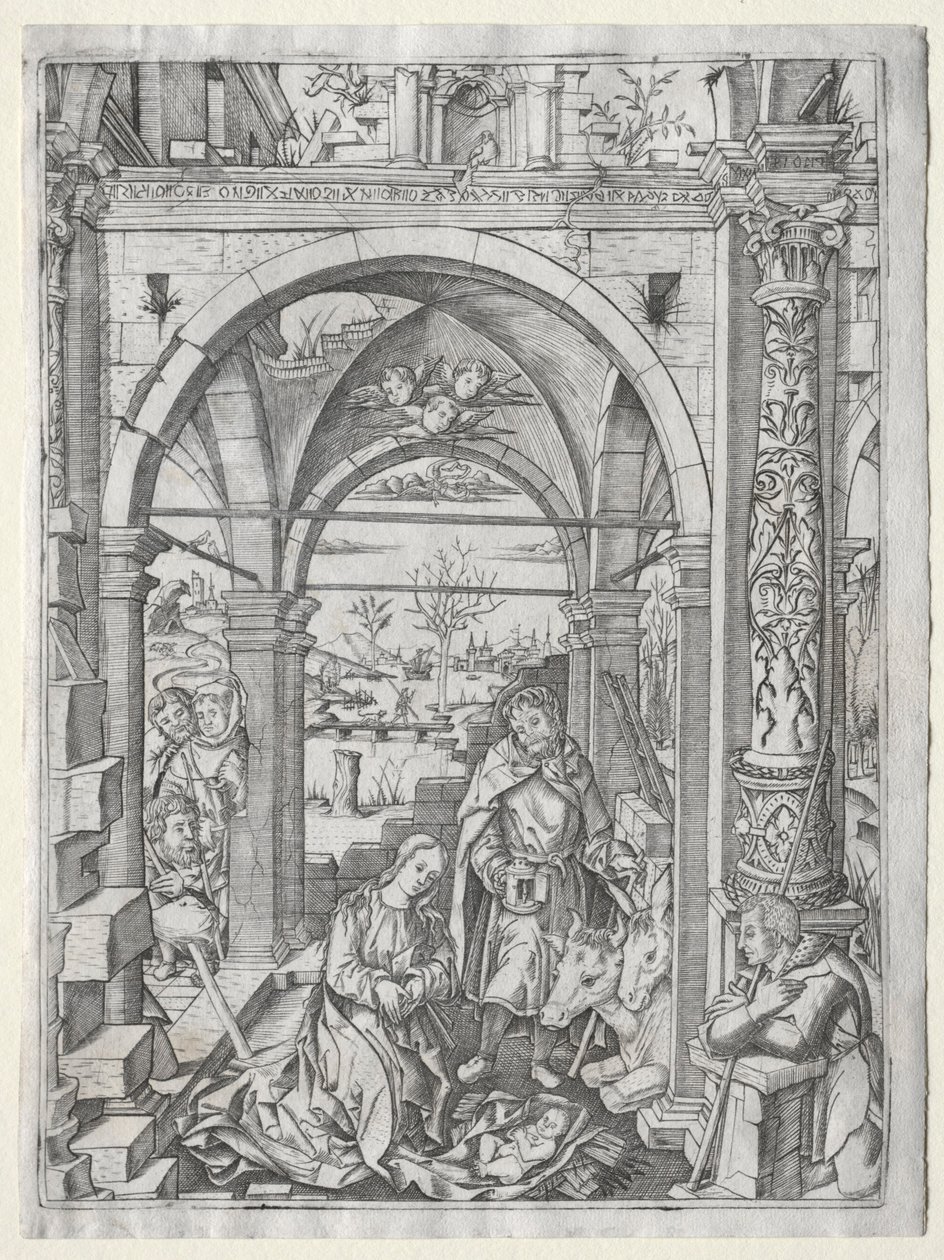Adoration of the Shepherds by Nicoletto da Modena