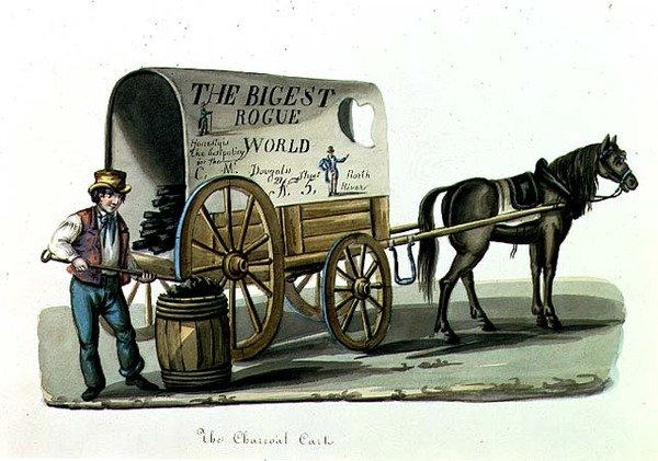 The Charcoal Cart by Nicolino Calyo