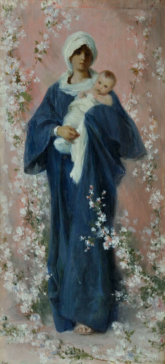 Spring Madonna by Nicolo Barabino