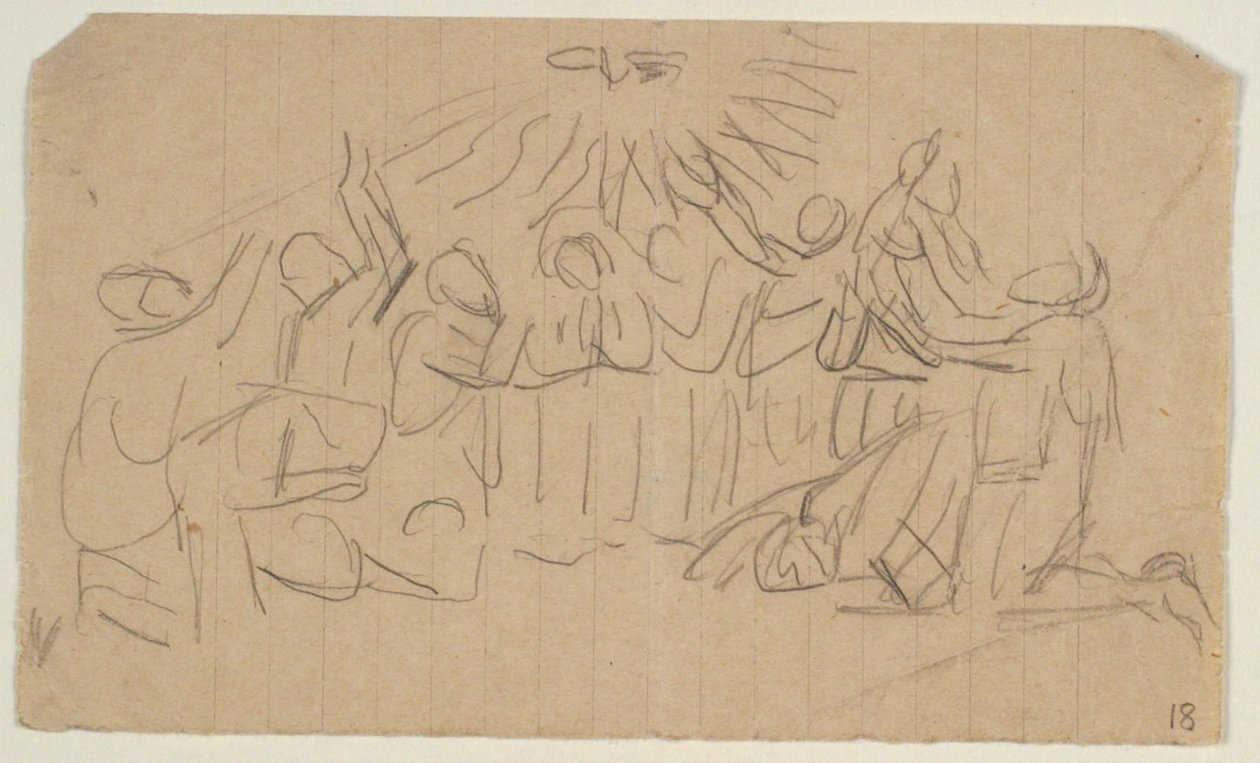 Composition Sketch by Niels Larsen Stevns