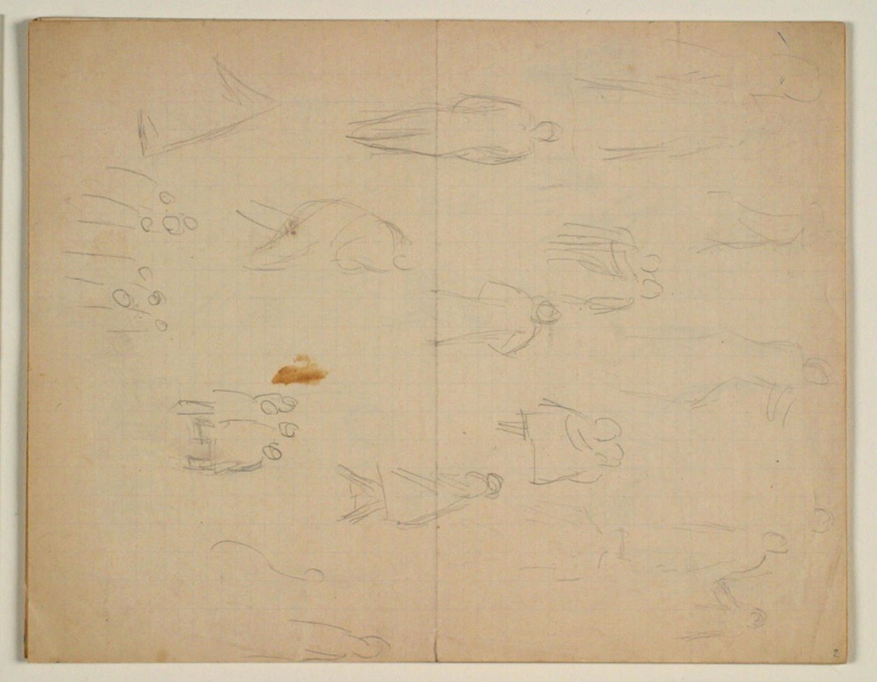 Sketches of Figures in Motion and Figure Groups by Niels Larsen Stevns