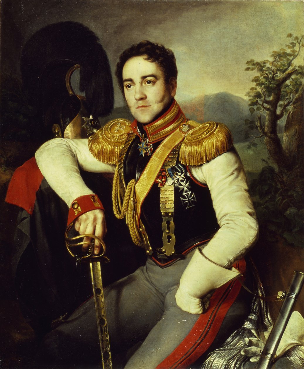 Portrait of Count Vladimir Stepanovich Apraksin by Nikifor Stepanovich Krylov