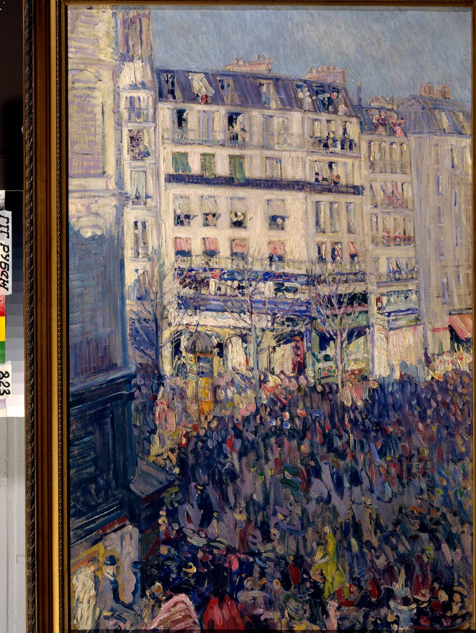 Mardi Gras in Paris by Nikolai Alexandrovich Tarkhoff