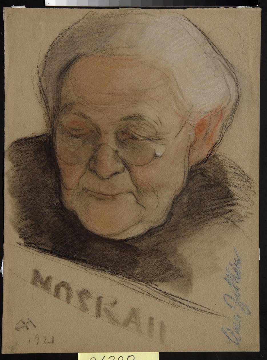 Portrait of Clara Zetkin by Nikolai Andreevich Andreev