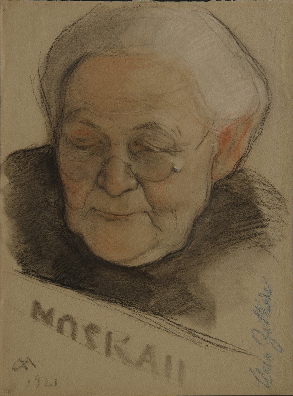 Portrait of Clara Zetkin by Nikolai Andreevich Andreev