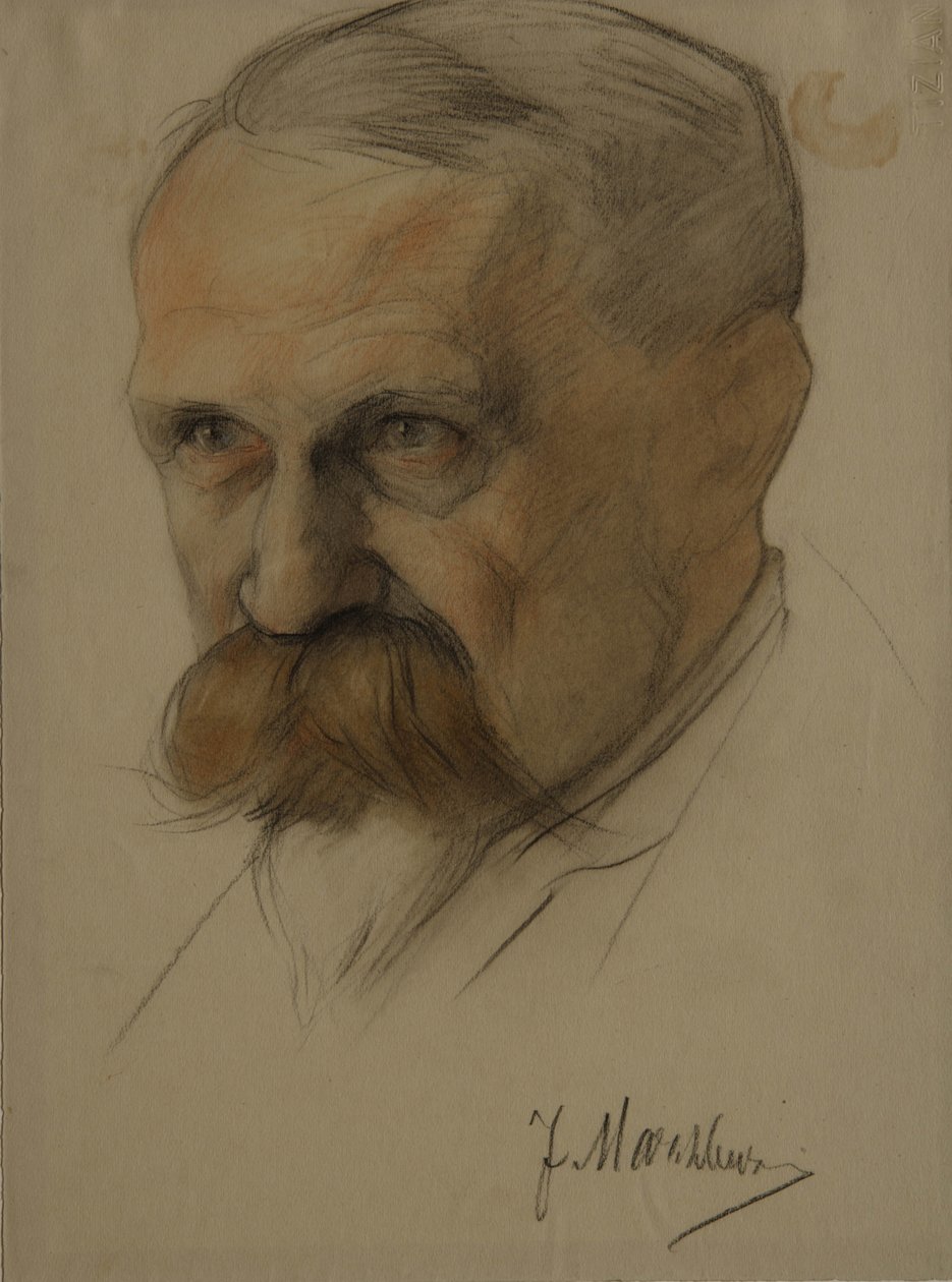 Portrait of Julian Marchlewski by Nikolai Andreevich Andreev