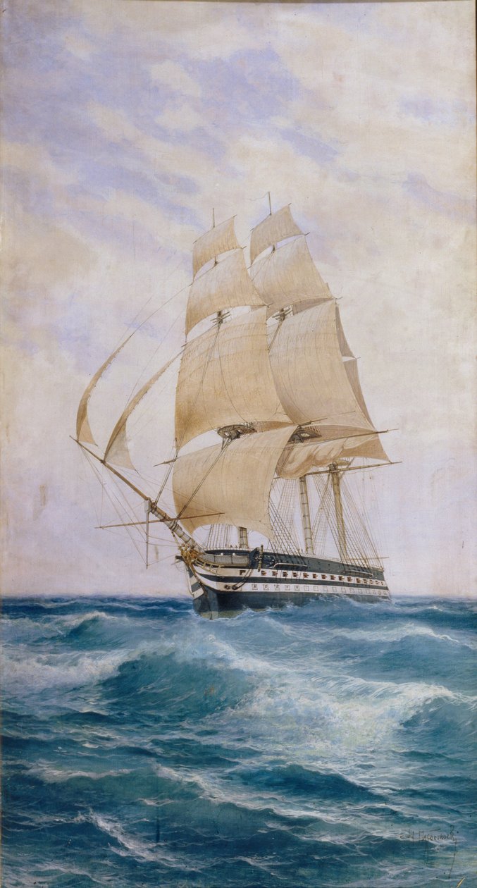 The Ship on the Line Imperatritsa Mariya by Nikolai Dmitryevich Prokofyev