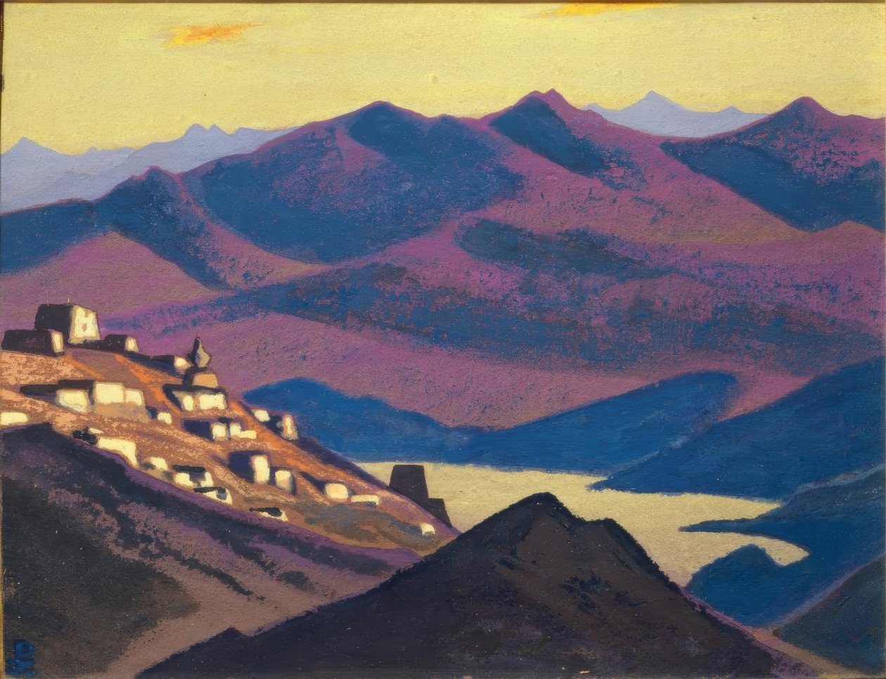 Jam-Zo-See (Settlement in the Mountains) by Nikolai Konstantinowitsch Roerich
