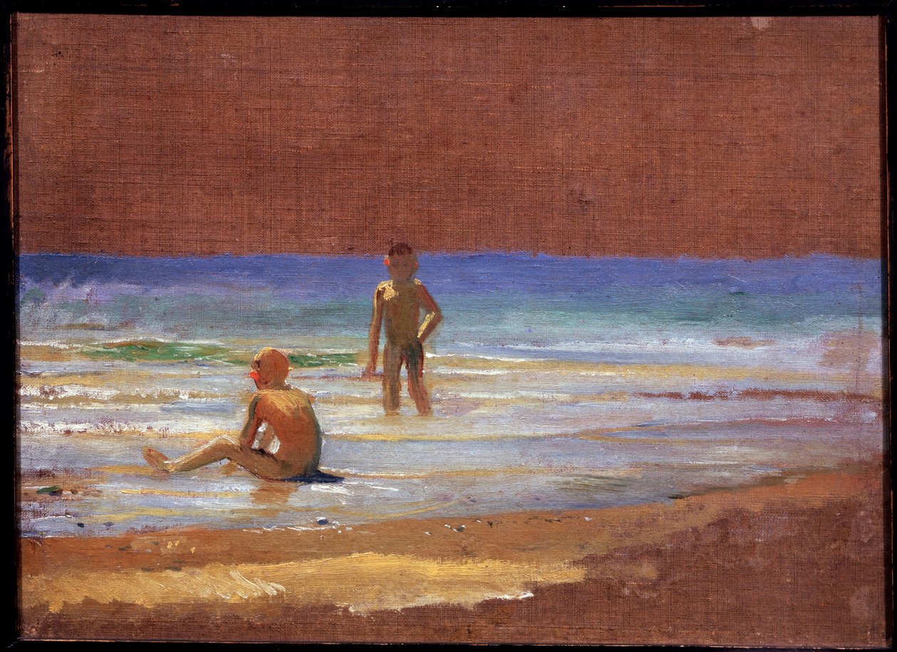 Boys on the Seashore by Nikolai Nikolajevitch Gay