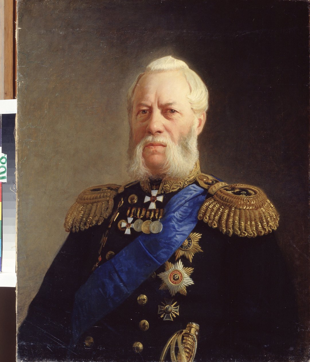 Portrait of Admiral Alexander Panfilov by Nikolai Nikolajevitch Gay