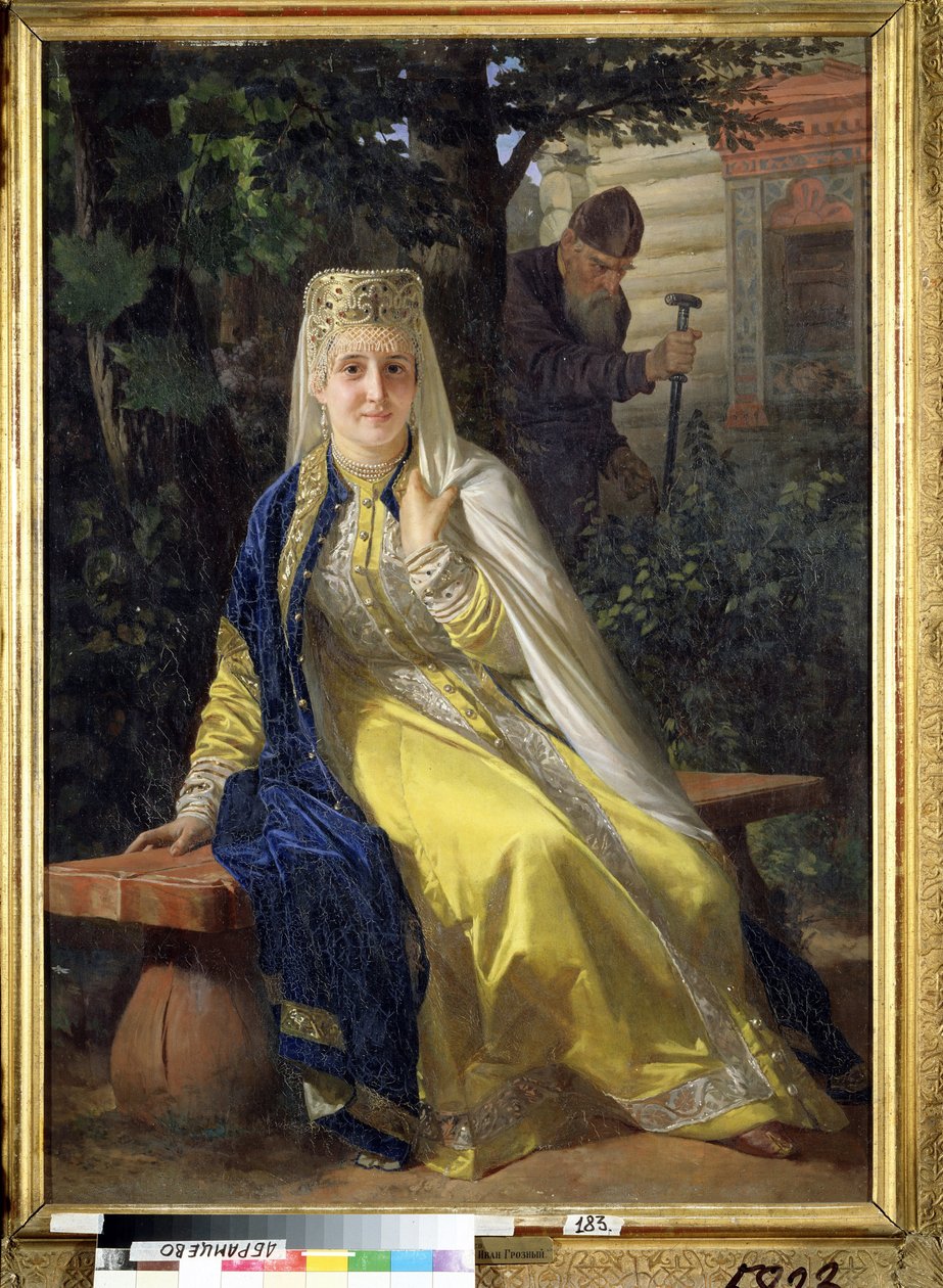 Vasilisa Melentyevna and the Tsar Ivan The Terrible by Nikolai Vasilievich Nevrev