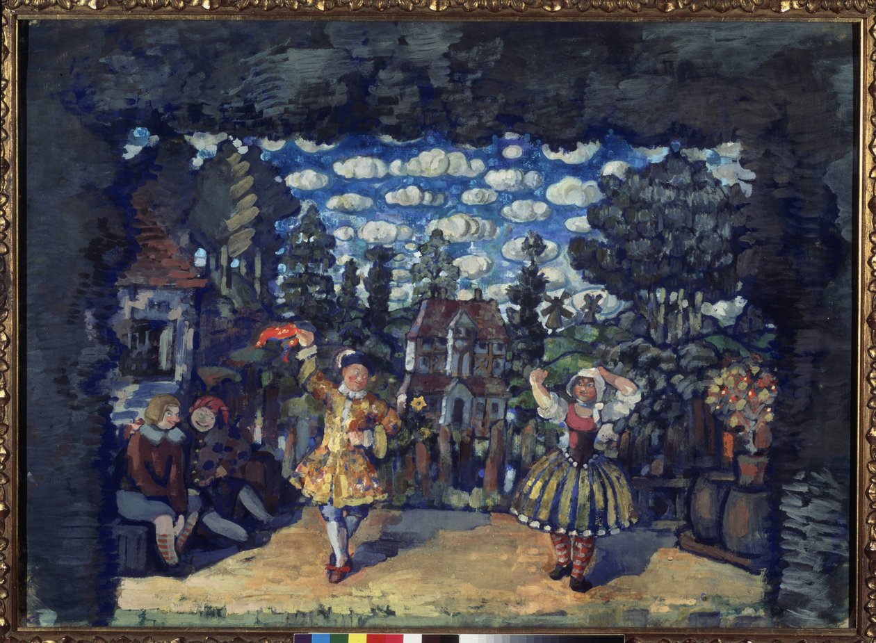 Hotel at the Green Bull by Nikolaj Nikolaevic Sapunov