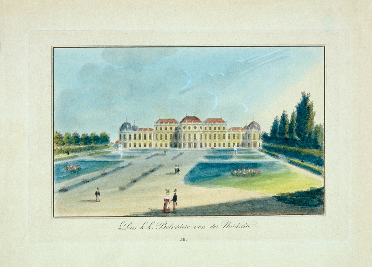 The Upper Belvedere from the North Side by Nikolaus Reim