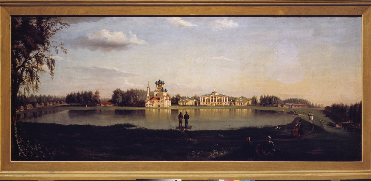 View of the Ostankino Estate by Nikolay Ivanovich Podklyuchnikov